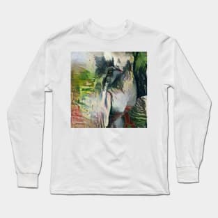 Cute elephant (animal, baby elephant, elephant art, cage the elephant and elephant painting) Long Sleeve T-Shirt